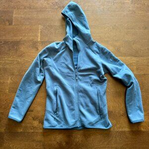 Arc’teryx Blue Fleece Hoodie – Women’s Small, Full-Zip, Premium Outdoor Brand